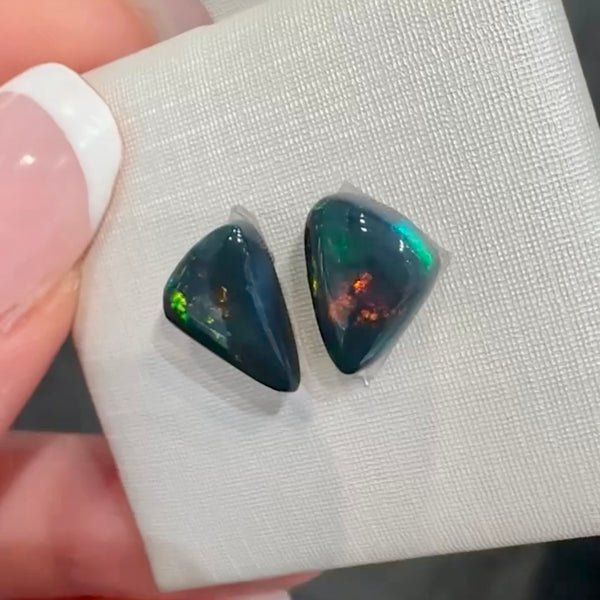 3.52ct black opal 10.6x 7x4MM