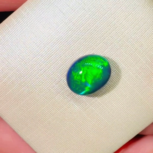 1.9ct black opal 8.7x 7.07x5MM