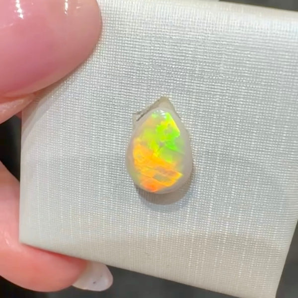1.9ct black opal 10.3x 7.7x3.8MM