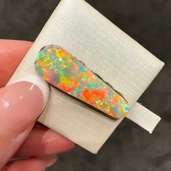 12.14ct boulder opal 32x9.7x5.2MM