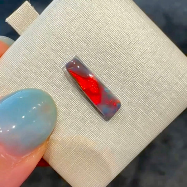 1.63ct black opal 13.4x 4.6x3.3MM