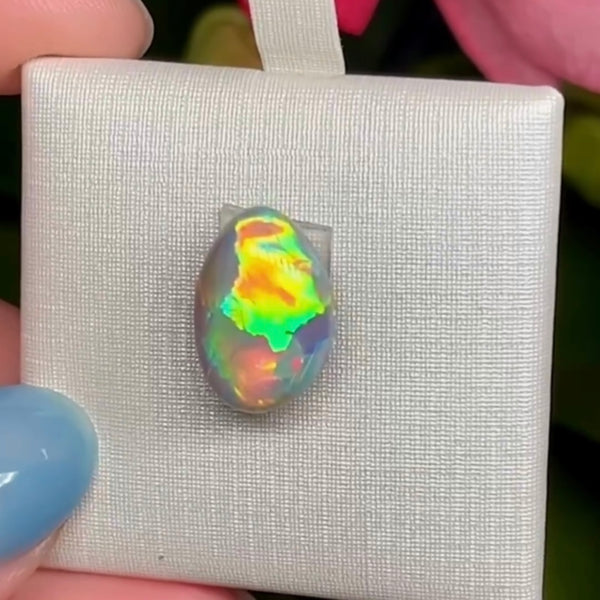 5.31ct black opal 14x 9.8x6.5MM