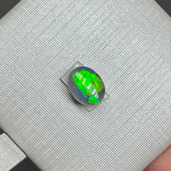 1.08ct black opal 7.6x 5.8x3.7MM