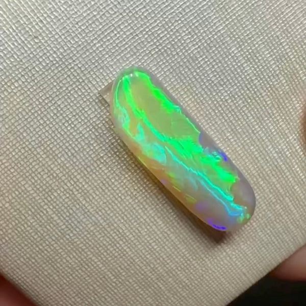1.89ct black crystal opal 16.4x5.4x3MM