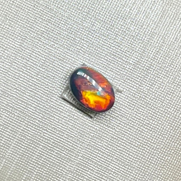0.59ct black opal 7.1x 4.8x2.9MM