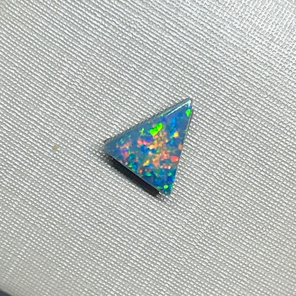 0.65ct black opal 8x 7x2.3MM