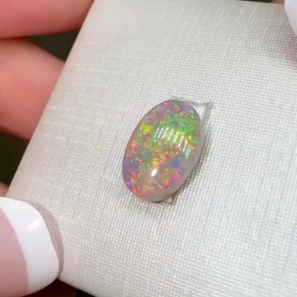 1.75ct black opal 10.4x 7x3.7MM