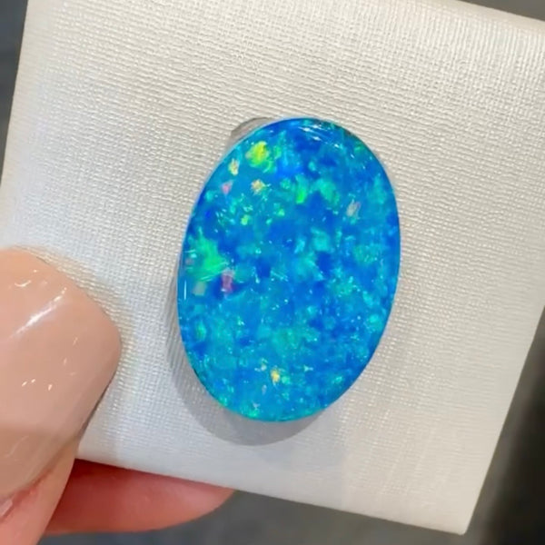 10.65ct boulder opal 19x13.5x5.3MM
