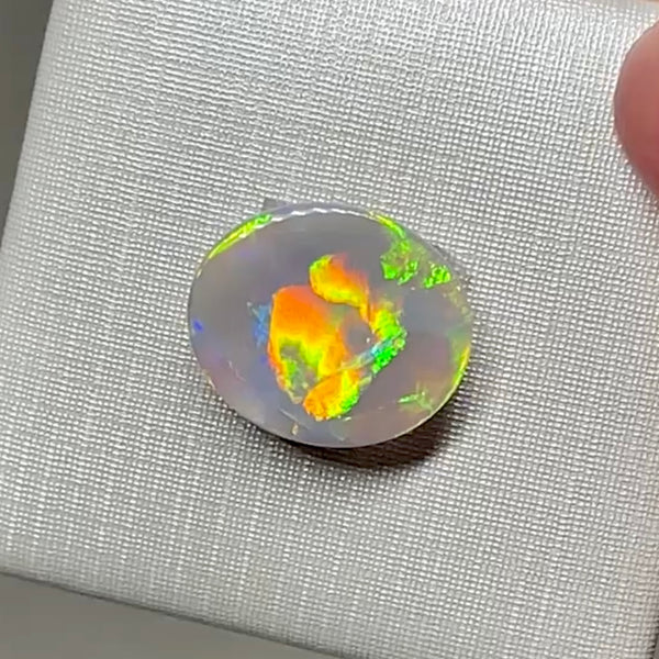 3.77ct black opal 14.5x12.3x3.4MM