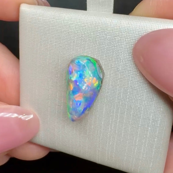 3.35ct boulder opal 14.4x7.6x4.8MM