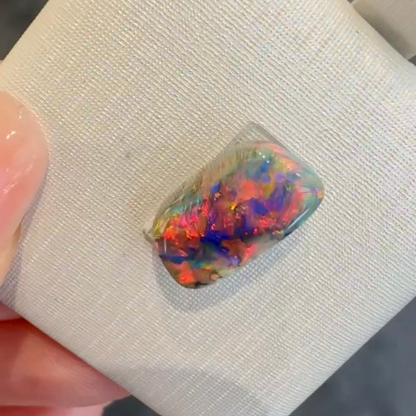 2.87ct black opal 12.7x 7.1x4.4MM